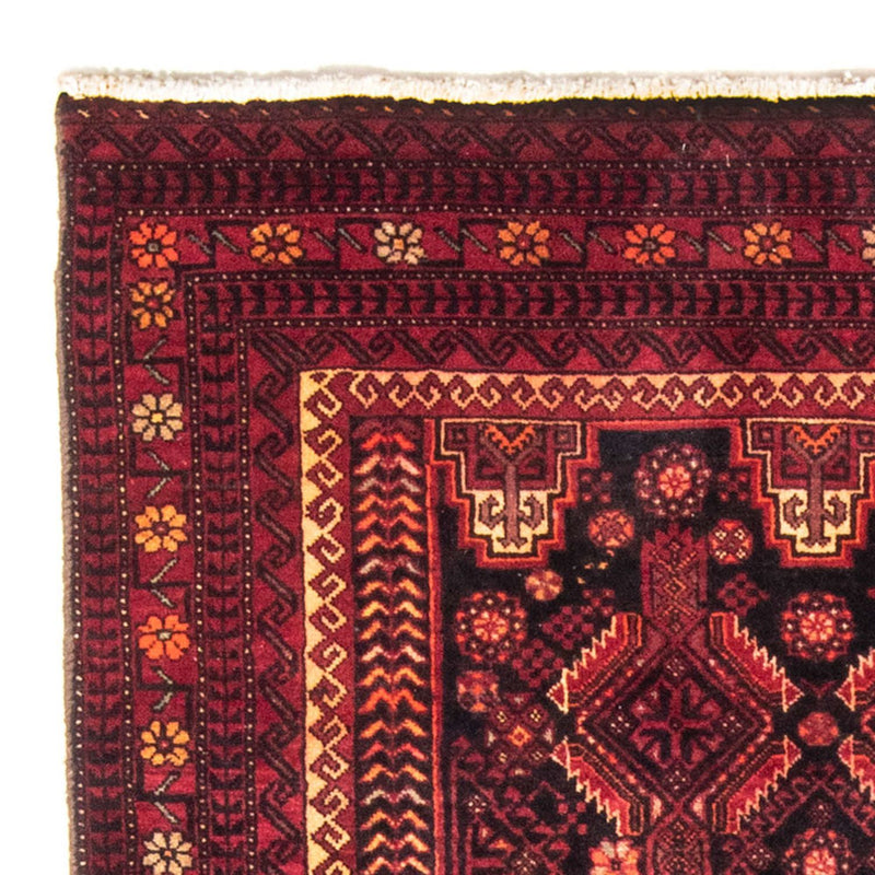 Belutsch Teppich 102x216cm - Orientteppich - dunkelrot