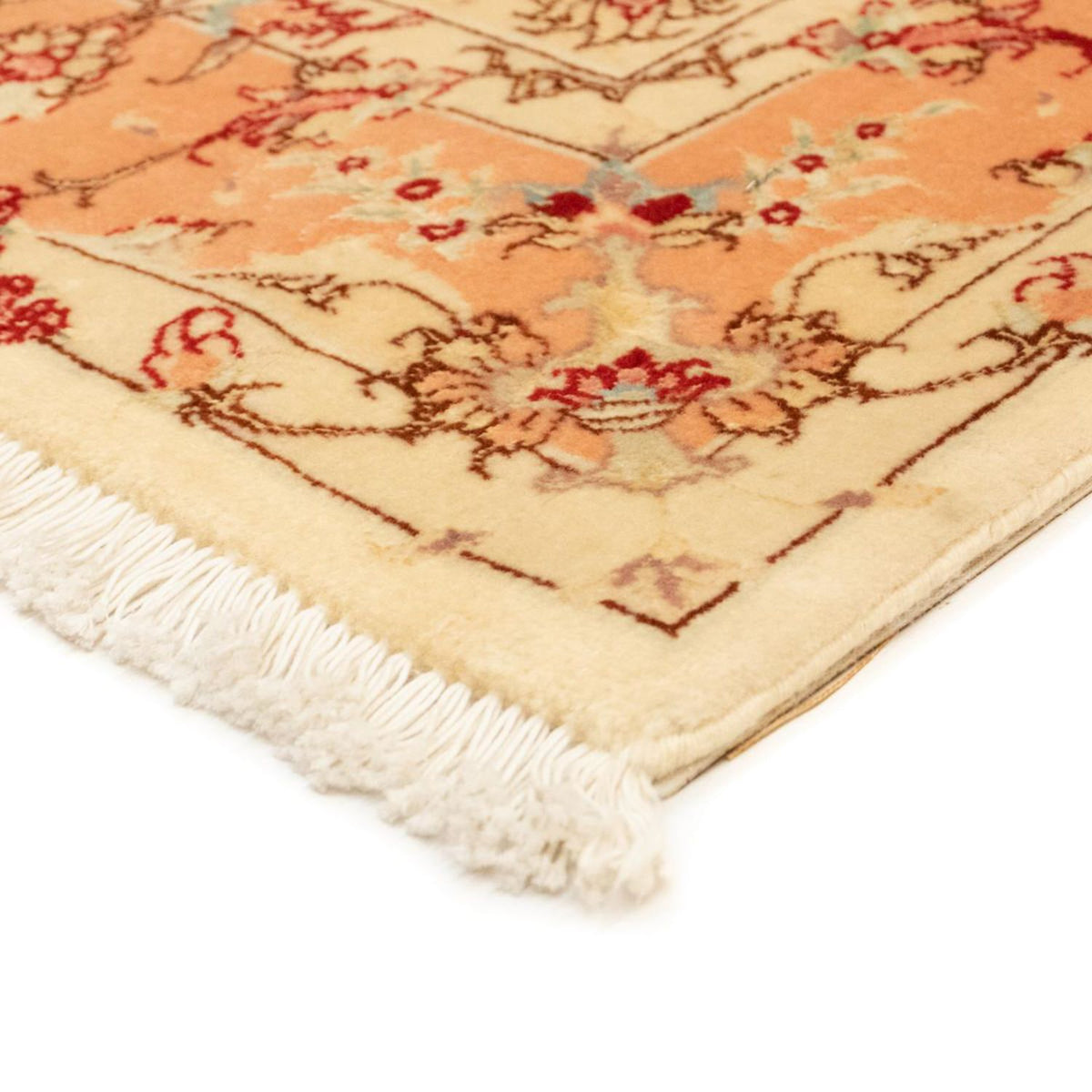Täbriz - 50 Raj Teppich 100x148cm - Perserteppich - beige