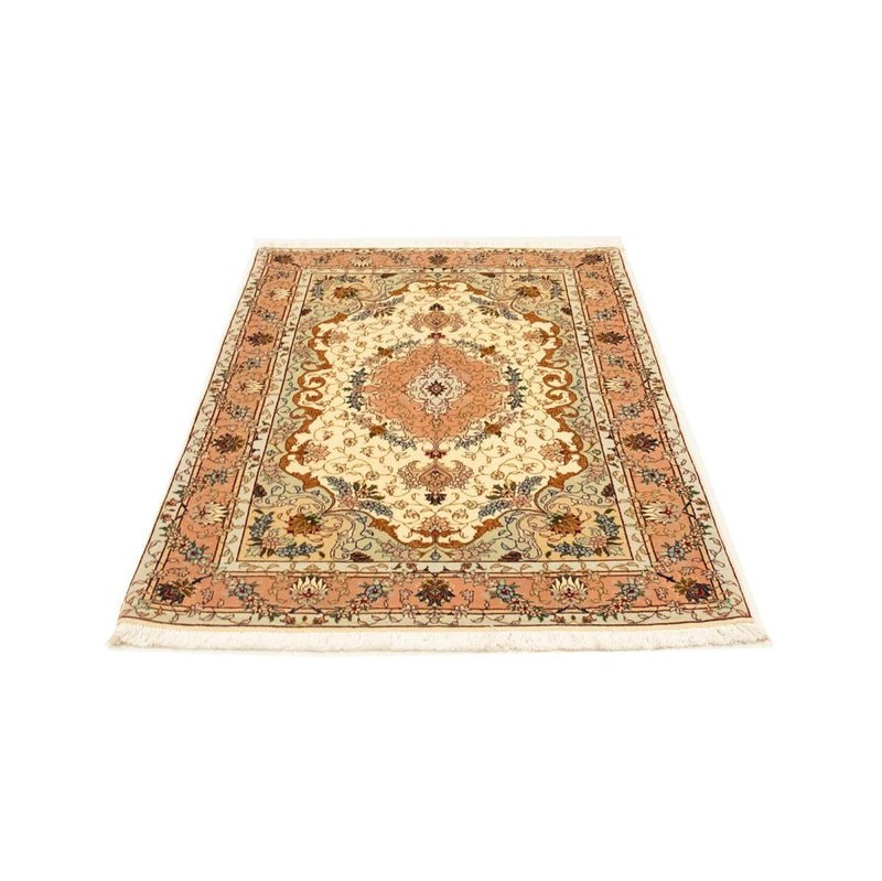 Täbriz - 50 Raj Teppich 100x152cm - Perserteppich - beige