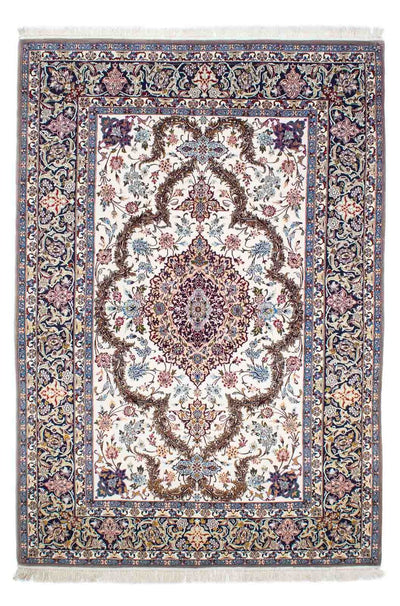 Isfahan Teppich 160x233cm - Perserteppich - beige
