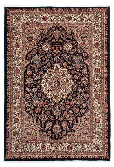 Kaschmar Teppich 202x290cm - Perserteppich - schwarz