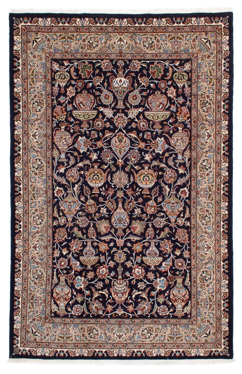 Kaschmar Teppich 200x308cm - Perserteppich - schwarz