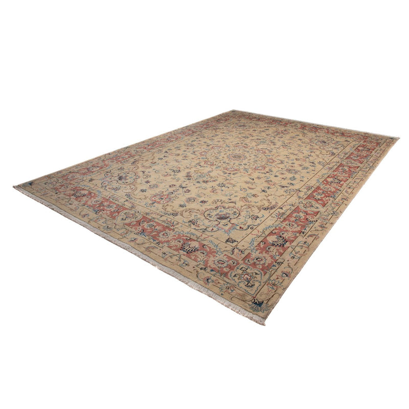 Täbriz Teppich 252x351cm - Perserteppich - hellbraun