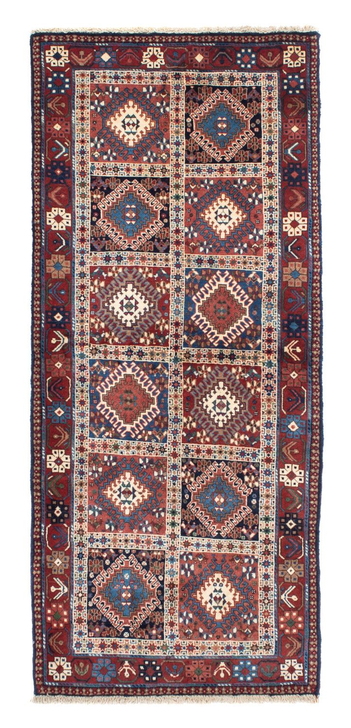 Yalameh Teppich 84x197cm - Perserteppich - dunkelrot