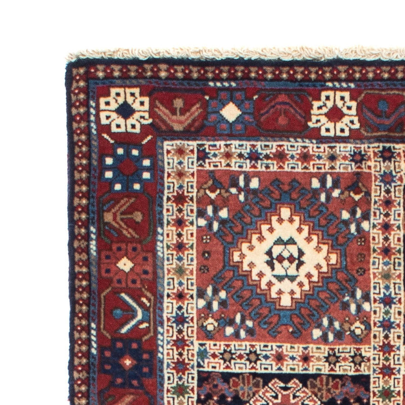 Yalameh Teppich 84x197cm - Perserteppich - dunkelrot