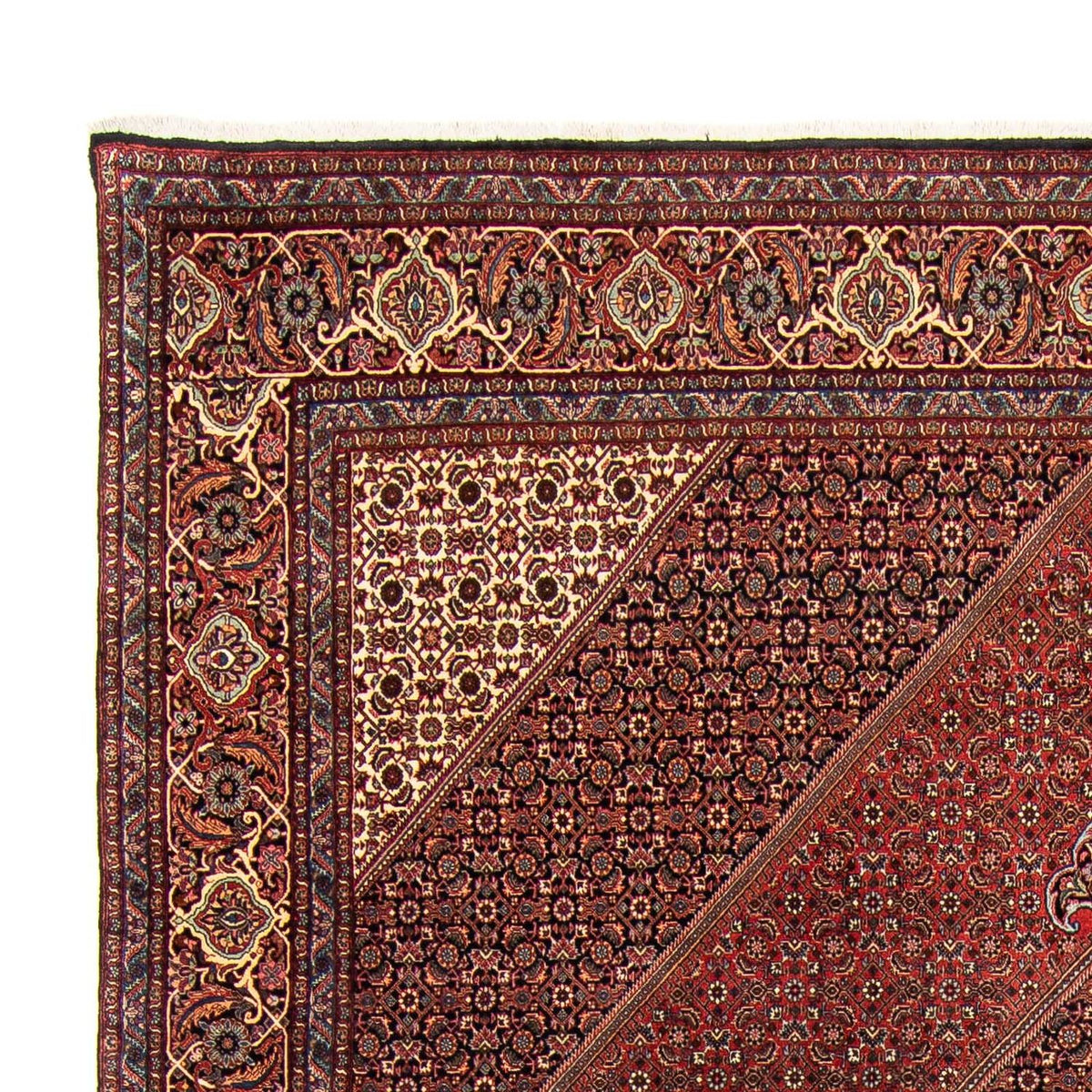Bidjar Teppich 249x382cm - Perserteppich - dunkelrot