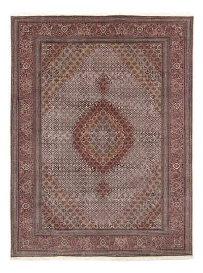 Täbriz - 50 Raj Teppich 253x348cm - Perserteppich - hellbraun