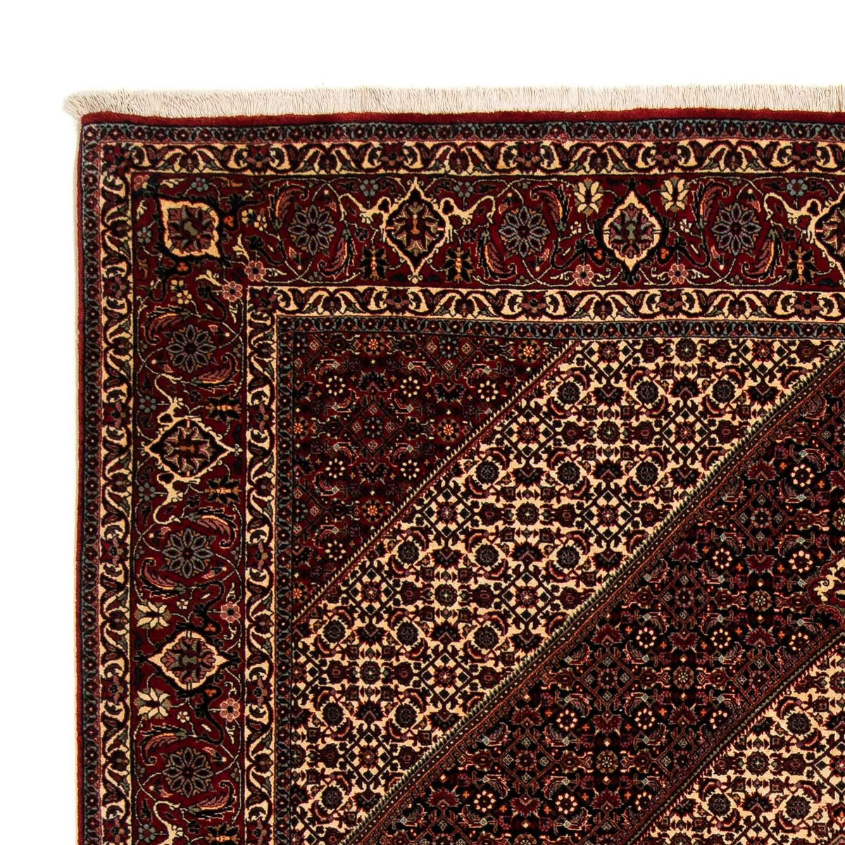 Bidjar Teppich 203x262cm - Perserteppich - dunkelrot