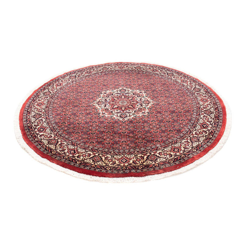 Bidjar Teppich 155x155cm - Perserteppich - dunkelrot