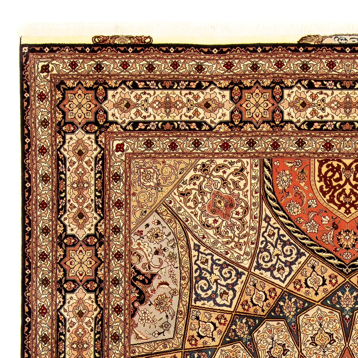 Täbriz - 50 Raj Teppich 250x343cm - Perserteppich - mehrfarbig