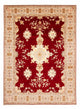 Täbriz - 50 Raj Teppich 298x402cm - Perserteppich - dunkelrot