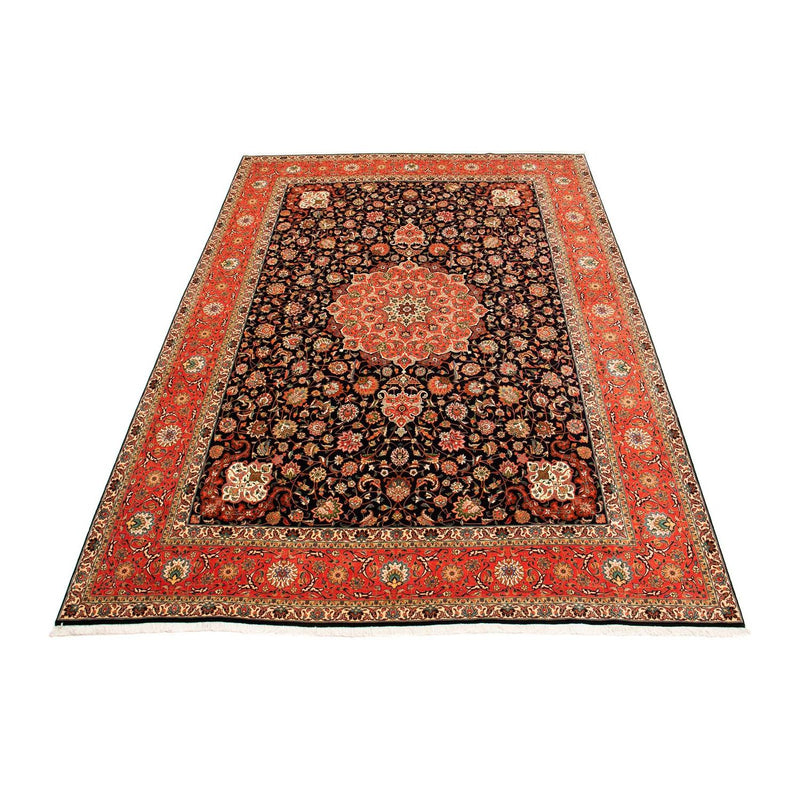 Täbriz - 50 Raj Teppich 297x407cm - Perserteppich - dunkelblau
