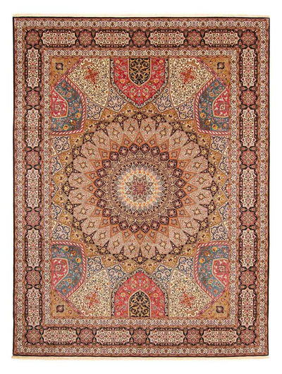 Täbriz - 50 Raj Teppich 300x400cm - Perserteppich - mehrfarbig