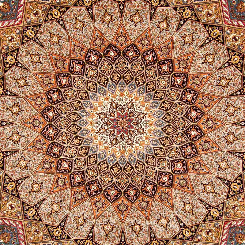 Täbriz - 50 Raj Teppich 300x400cm - Perserteppich - mehrfarbig