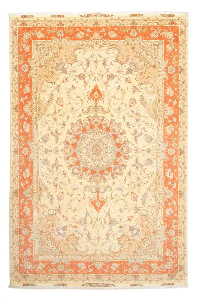 Täbriz - 50 Raj Teppich 202x300cm - Perserteppich - beige