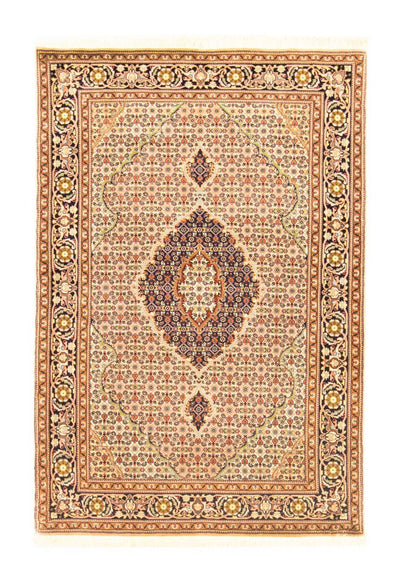 Täbriz - 50 Raj Teppich 98x148cm - Perserteppich - beige