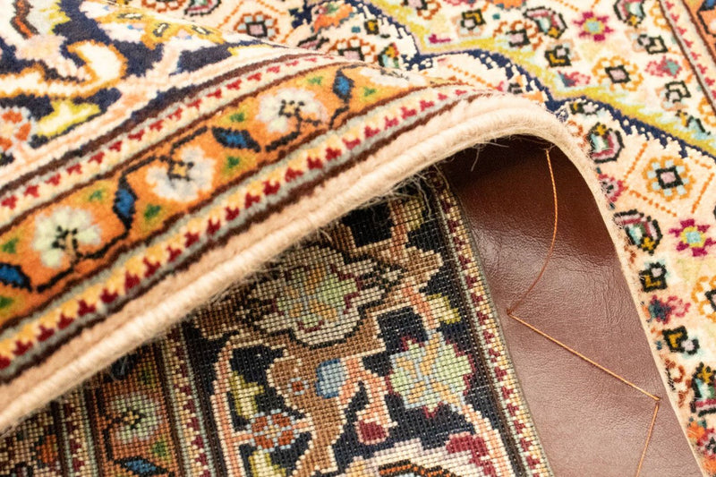 Täbriz - 50 Raj Teppich 98x148cm - Perserteppich - beige