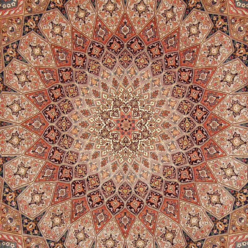 Täbriz - 50 Raj Teppich 300x405cm - Perserteppich - mehrfarbig