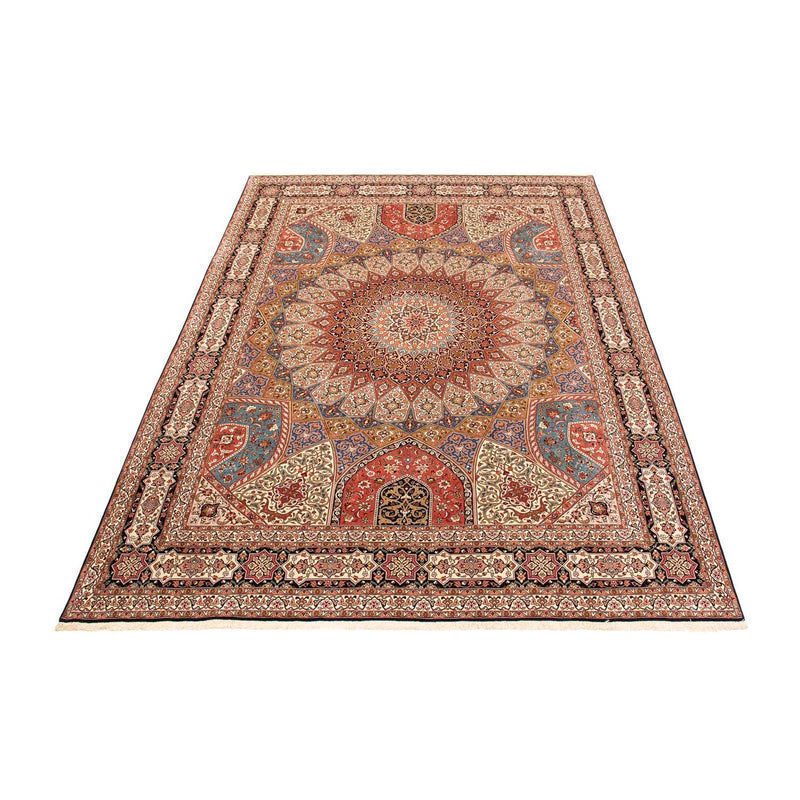 Täbriz - 50 Raj Teppich 298x398cm - Perserteppich - mehrfarbig