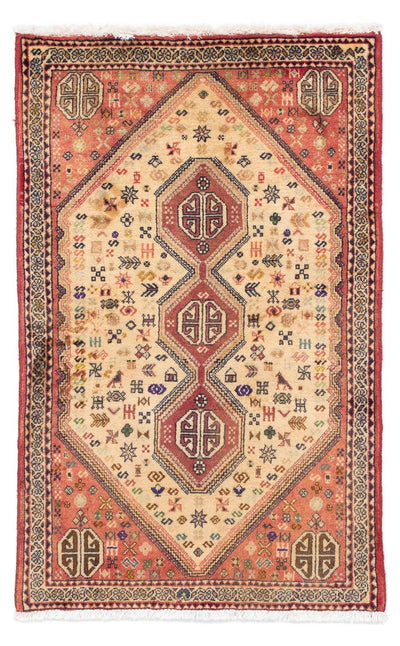 Abadeh Teppich 73x122cm - Perserteppich - hellrot