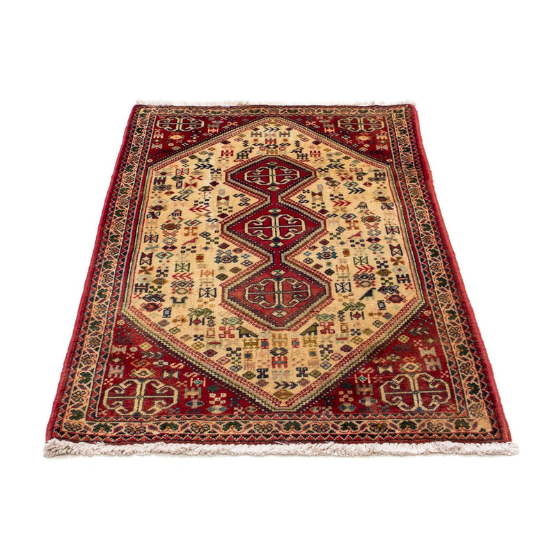 Abadeh Teppich 75x123cm - Perserteppich - hellrot