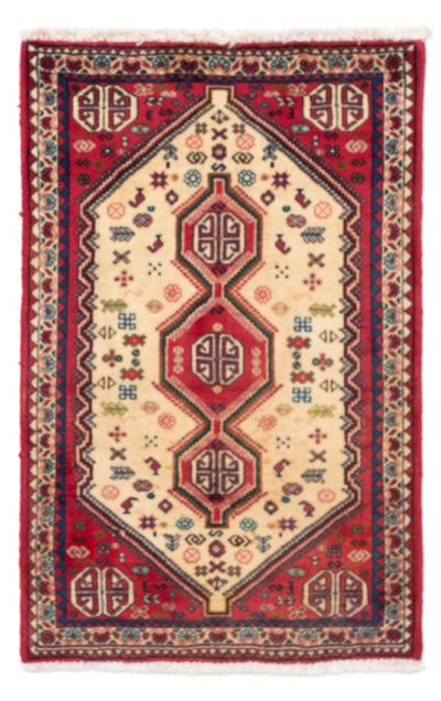 Abadeh Teppich 74x117cm - Perserteppich - hellrot