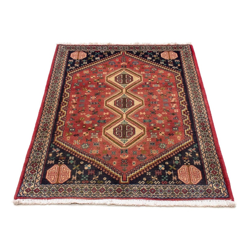 Abadeh Teppich 78x123cm - Perserteppich - hellrot