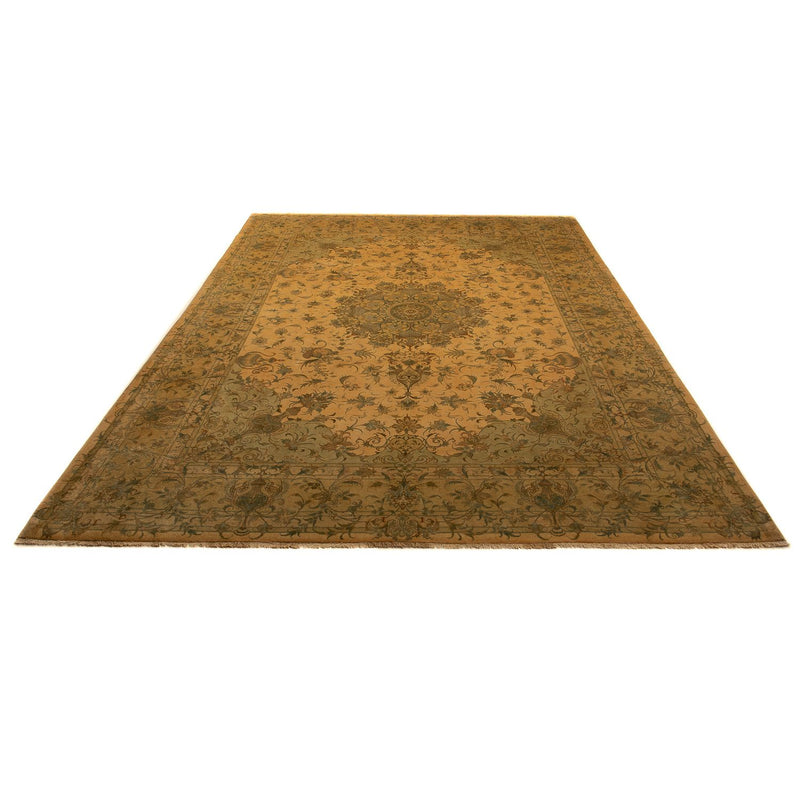 Täbriz - 50 Raj Teppich 251x352cm - Perserteppich - hellbraun
