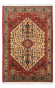 Abadeh Teppich 102x157cm - Perserteppich - hellrot