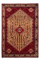 Abadeh Teppich 105x157cm - Perserteppich - dunkelrot