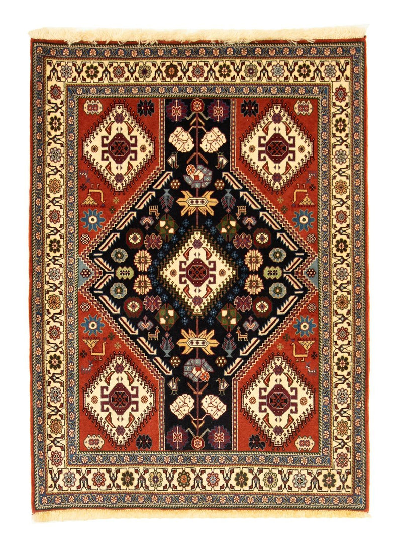 Ghashghai Teppich 107x154cm - Perserteppich - dunkelblau