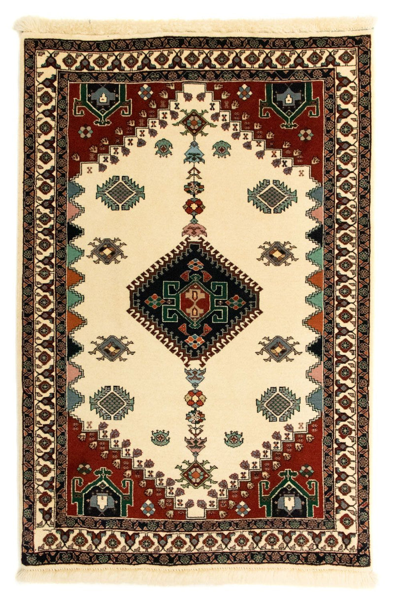 Ghashghai Teppich 81x121cm - Perserteppich - beige