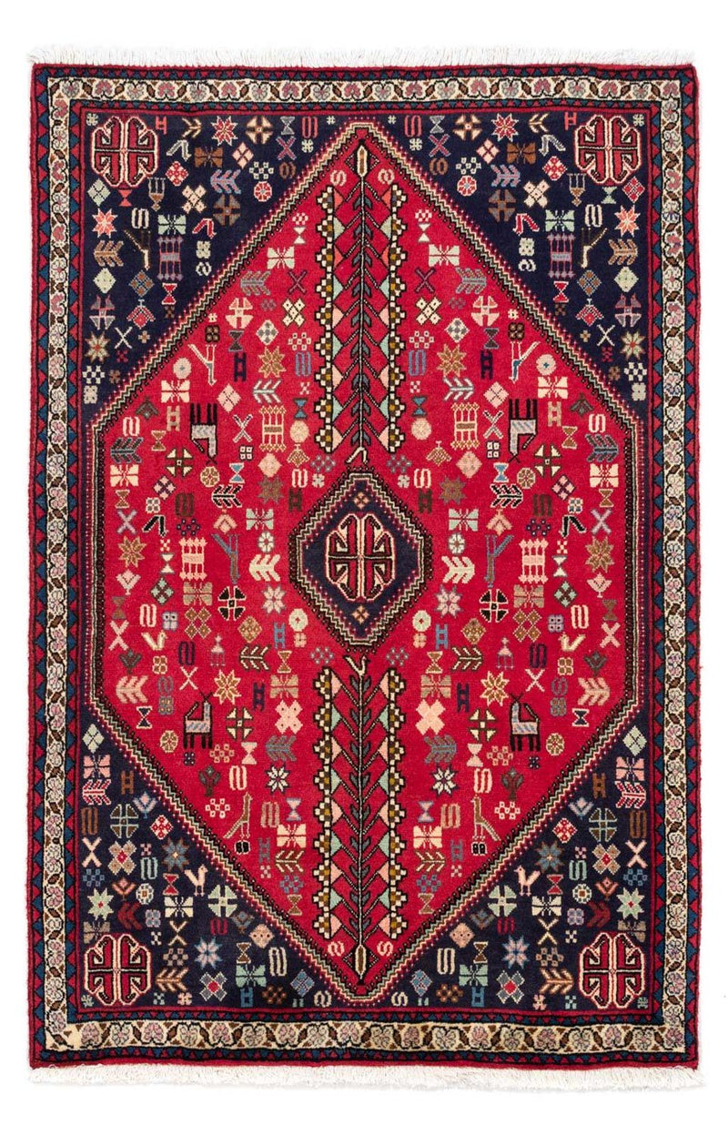 Abadeh Teppich 97x150cm - Perserteppich - rot