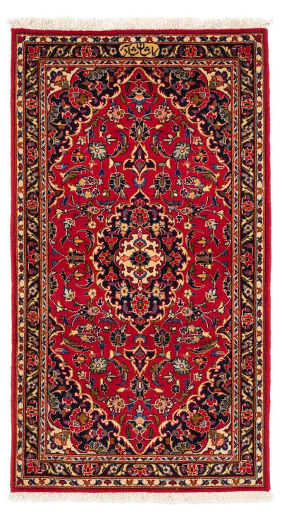 Keshan Teppich 70x129cm - Perserteppich - rot