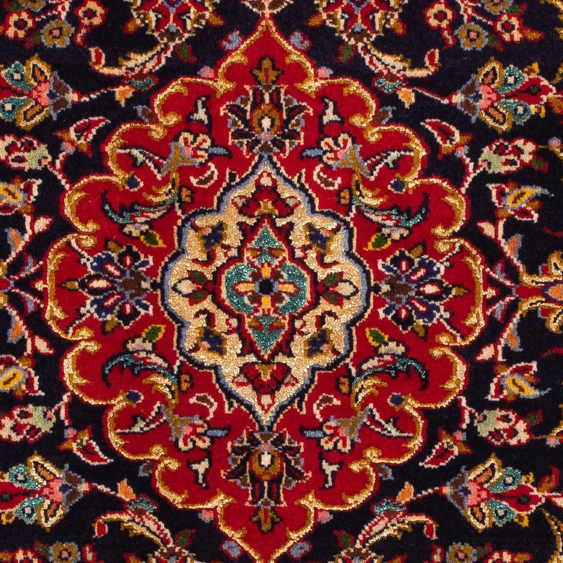 Keshan Teppich 77x118cm - Perserteppich - dunkelblau