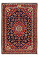 Keshan Teppich 78x113cm - Perserteppich - dunkelblau