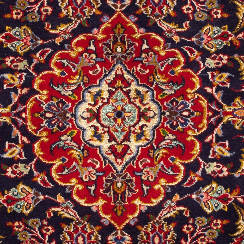 Keshan Teppich 78x113cm - Perserteppich - dunkelblau