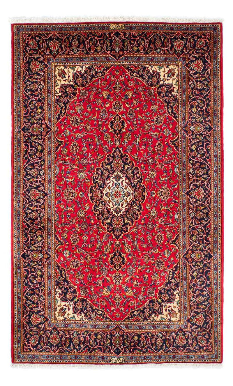 Keshan Teppich 138x225cm - Perserteppich - rot