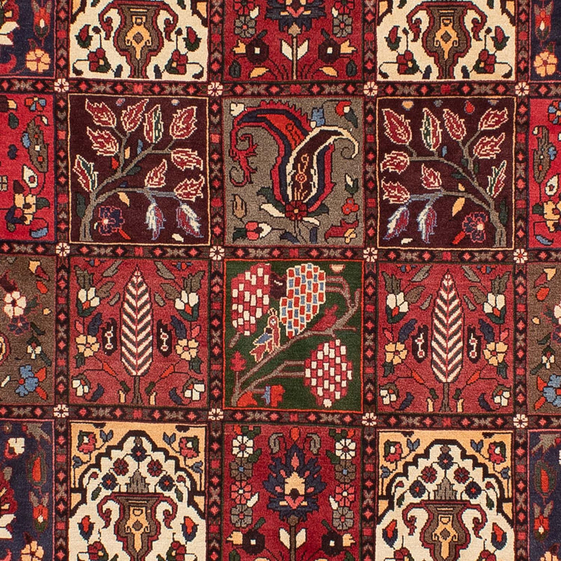 Bachtiar Teppich 210x310cm - Perserteppich - dunkelrot