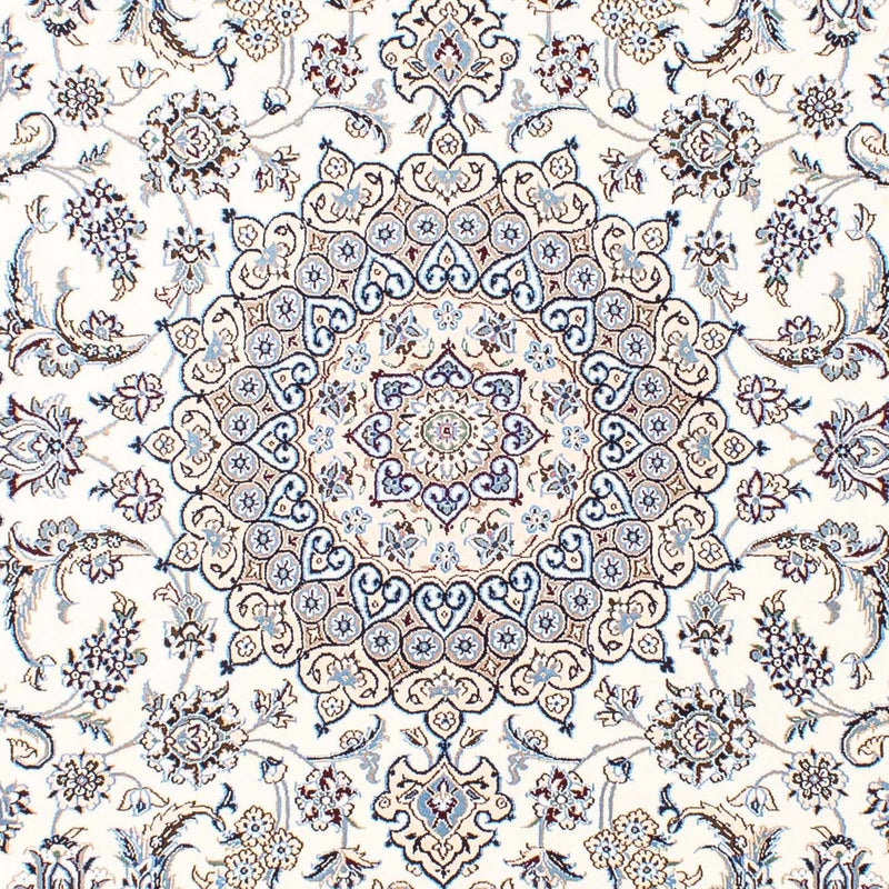 Perserteppich - Nain - Royal 202 x 251 cm Wohnzimmer Teppich - beige