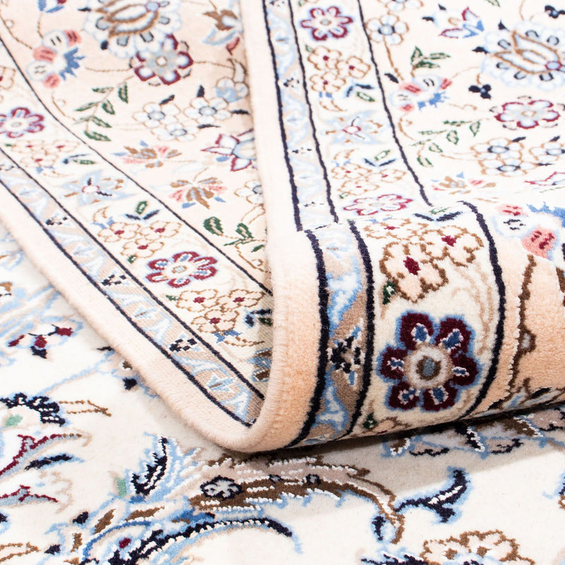 Perserteppich - Nain - Royal 202 x 251 cm Wohnzimmer Teppich - beige