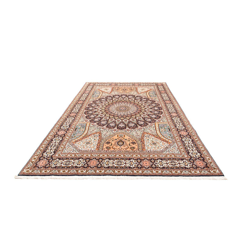 Täbriz - 50 Raj Teppich 208x305cm - Perserteppich - mehrfarbig