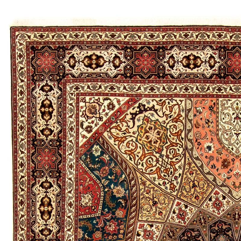 Täbriz - 50 Raj Teppich 260x360cm - Perserteppich - mehrfarbig
