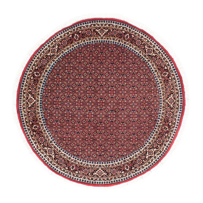 Bidjar Teppich 155x155cm - Perserteppich - dunkelrot