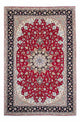 Täbriz - 50 Raj Teppich 203x302cm - Perserteppich - dunkelrot