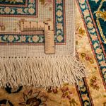 China Seide Teppich 122x183cm - Orientteppich - dunkelrot