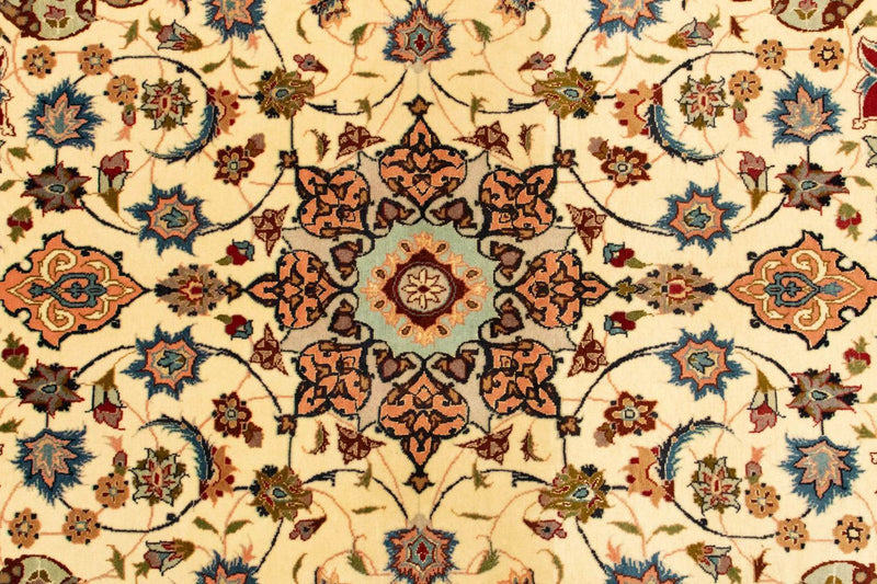 Täbriz - 50 Raj Teppich 102x151cm - Perserteppich - beige