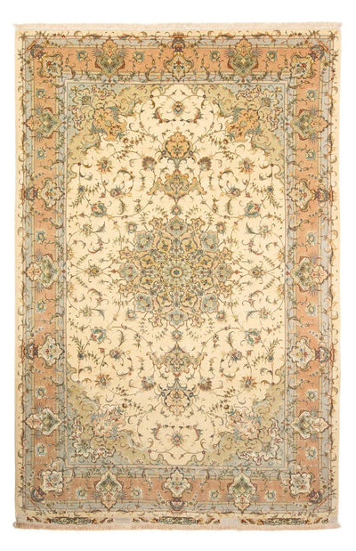 Täbriz - 50 Raj Teppich 200x308cm - Perserteppich - beige