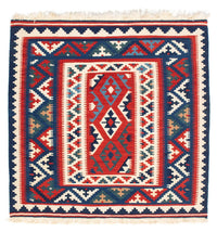 Kelim Fars Teppich 93x98cm - dunkelblau – product image