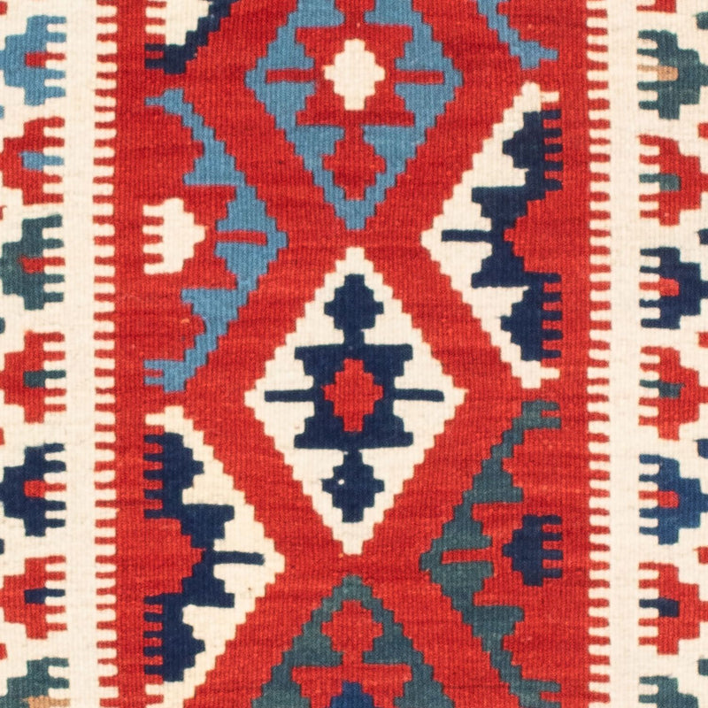 Kelim Fars Teppich 93x98cm - dunkelblau